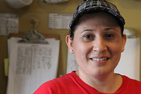 Barista Karen Montano Cafe Campesino Barista Karen Montano